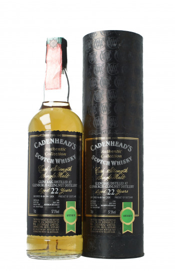 Glenburgie Speyside Scotch Whisky 22 year old 1981 2003 70cl 57.5% Cadenhead's -Authentic Collection