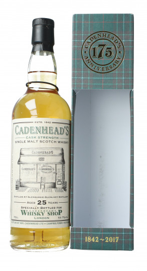 Glenburgie Speyside Scotch Whisky 25 Years old 1992 2017 70cl 53.7% Cadenhead's - Whisky shop London