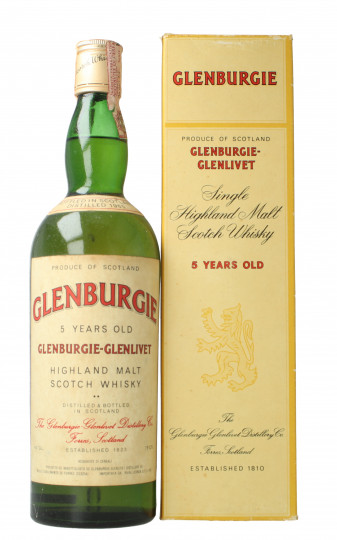 Glenburgie Speyside Scotch Whisky 5 years old 1965 75cl 43%