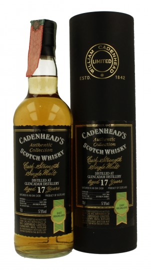 GLENCADAM 17 Years Old 1989 2006 70cl 57.8% Cadenhead's - Authentic Collection