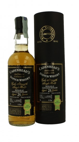 GLENCADAM 25 Years old 1982 2007 70cl 51.2% Cadenhead's - Authentic Collection