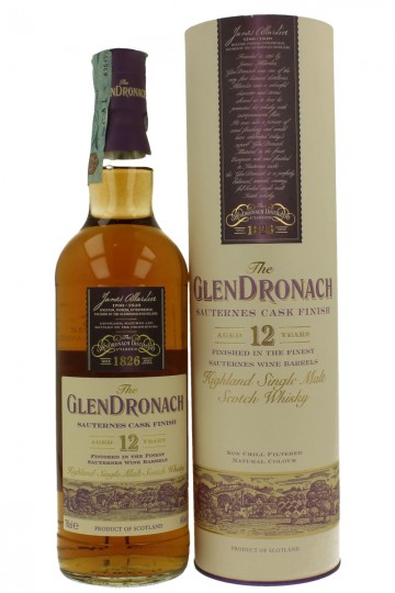 GLENDRONACH 12 years old 70cl 46% Sauternes  Cask Finish