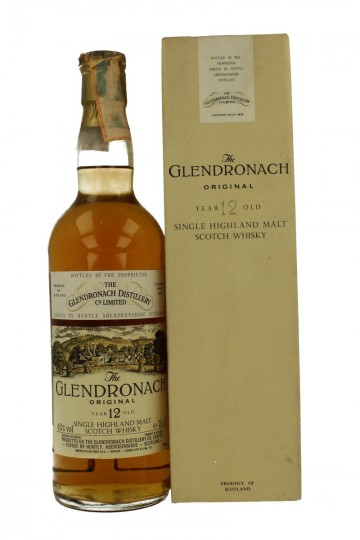 GLENDRONACH 12yo BOTTLED IN THE  80'S 75cl 43%