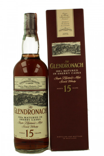 GLENDRONACH 15 year Old Bot.Late 90's early 2000 70cl 40% OB  - Sherry Wood