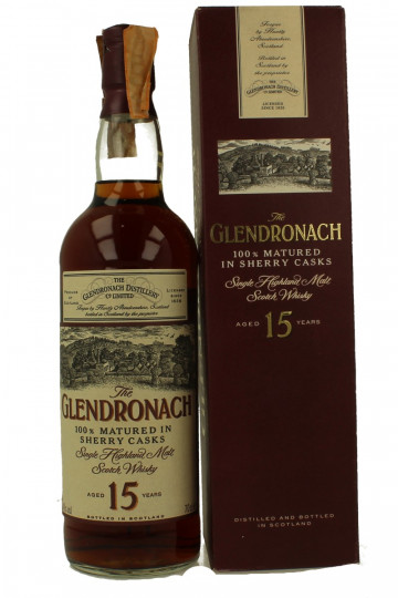 GLENDRONACH 15 years old Bot in The 90's early 2000 70cl 40% OB Sherry Cask
