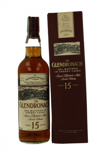 GLENDRONACH 15 years old BOTTLED IN THE  80'S 70cl 43%
