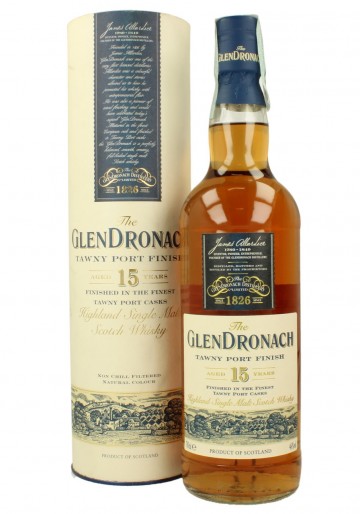 GLENDRONACH 15yo 70cl 46% OB - Tawny Port finish