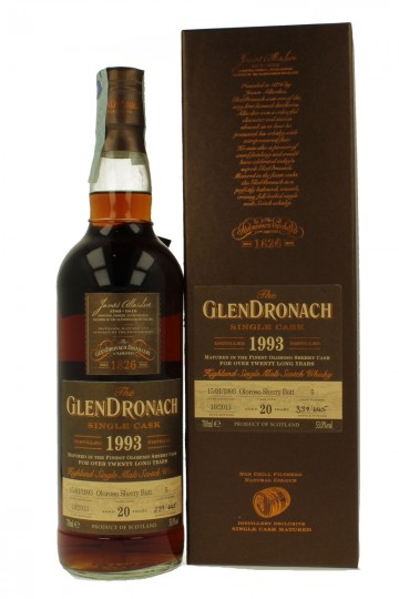GLENDRONACH 20 years old 1993 2013 70cl 53% cask 5 Oloroso sherry Butt