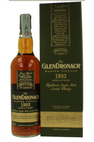 GLENDRONACH 25 Years old 1993 70cl 48.2% OB-Master Vintage
