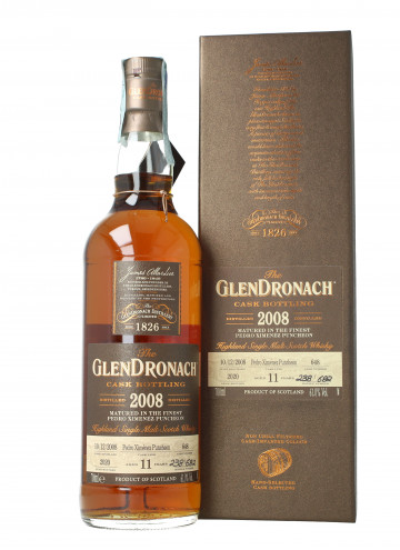 Glendronach Highland  Scotch Whisky 11 Year old 2008 2020 70cl 61% OB  -Cask 648