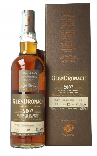 Glendronach Highland  Scotch Whisky 12 Year old 2007 2019 70cl 60.9% OB  -Cask 6769