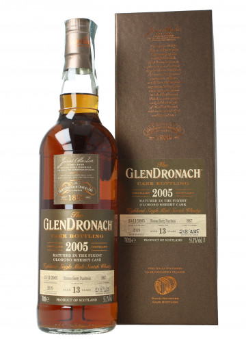 Glendronach Highland  Scotch Whisky 13 Year old 2005 2019 70cl 55.1% OB  -Cask 887