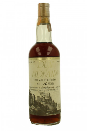 Glendronach Highland  Scotch Whisky 20 Year Old 1970 1990 75cl 43% Dun Eideann -Cask 513-518