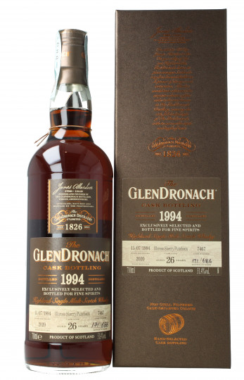 Glendronach Highland  Scotch Whisky 26 Year old 1994 2020 70cl 51.4% OB  -Cask 7467