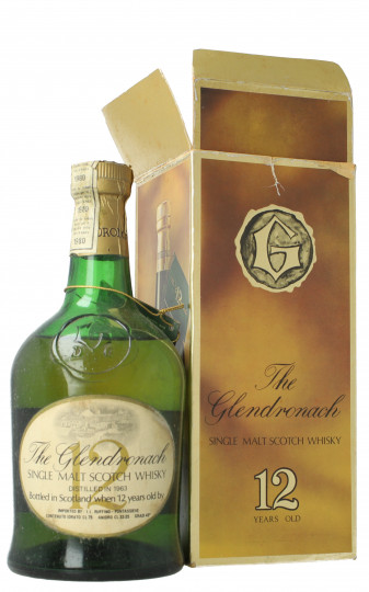 GLENDRONACH Highland Single Malt Whisky 12 years Old 1963 75cl 43% OB-very rare Dumpy