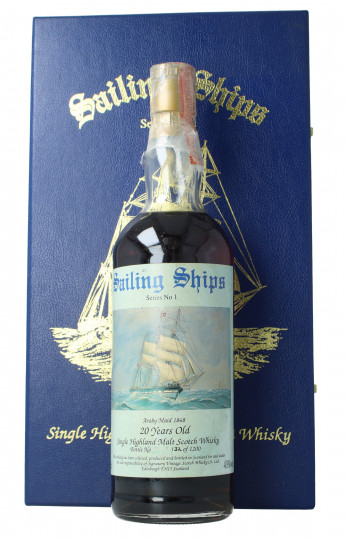 GLENDRONACH Highland Single Malt Whisky 20 Years Old 75cl 43% Signatory  -Sailing Ship