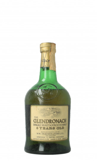 GLENDRONACH Highland Single Malt Whisky 8 years Old - Bot.60's or 70's 75cl 43% OB-very rare Dumpy