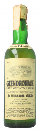 GLENDRONACH Highland Single Malt Whisky 8 years Old - Bot.70's-80's 75cl 43% OB-