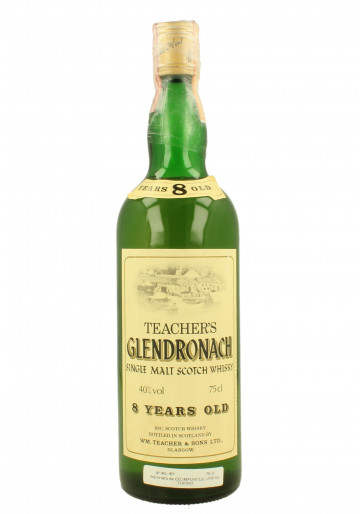GLENDRONACH Highland Single Malt Whisky 8 YO - Bot.70's-80's 75cl 40% TEACHERS