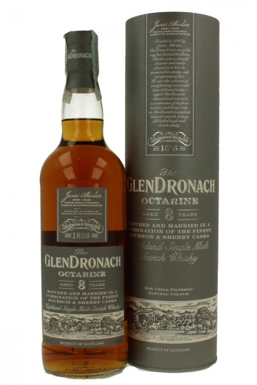 GLENDRONACH Octarine 8yo 70cl 46% OB- Combination Bourbon and Sherry cask