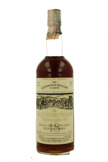 GLENDRONACH Single Highland Malt Scotch Whisky 18 Year Old 1973 75cl 43% OB-
