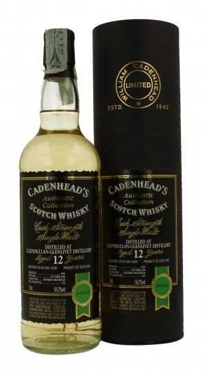 GLENDULLAN 12 years old 1996 2008 70cl 58.2% Cadenhead's - Authentic Collection