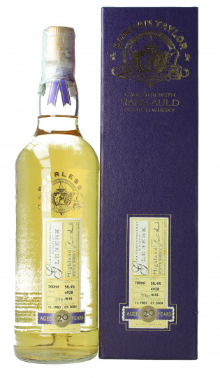 GLENESK Highland Scotch whisky 20 years  old 1983 2004 70cl 58.4%ù - Duncan Taylor - Cask Strenght - Rare Auld #4928