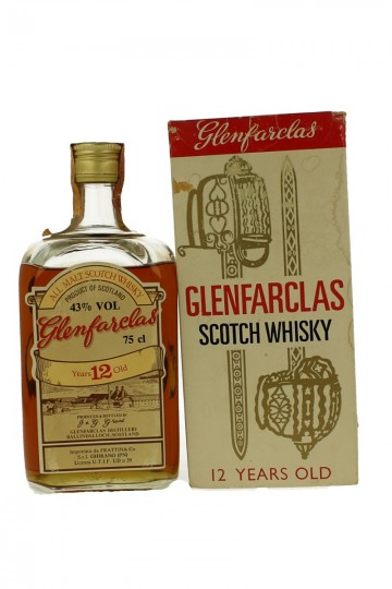 GLENFARCLAS 12 years old Bot 70-80's 75cl 43% Frattina Import