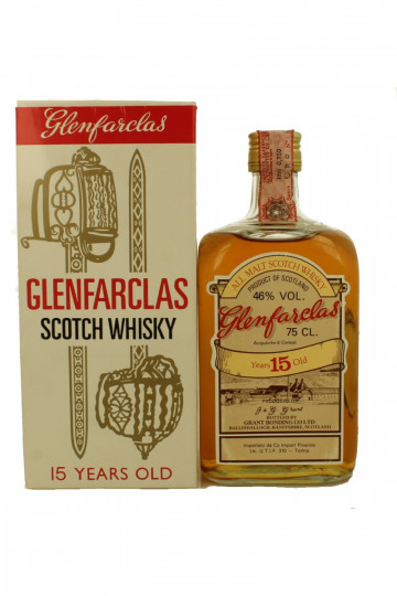 GLENFARCLAS 15 Years Old - Bot.70's-80's 75cl 46% OB - Co Import