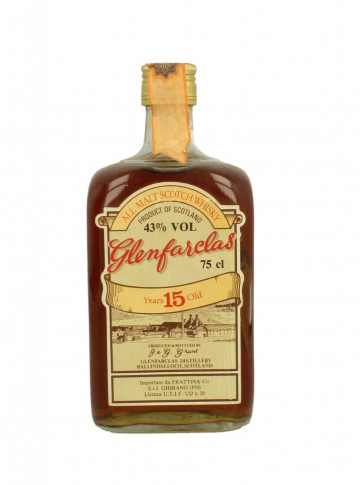 GLENFARCLAS 15yo Bot.80's 43% OB - Frattina Imp.
