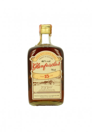 GLENFARCLAS 15yo Bot.80's 75cl 43% OB - Frattina Imp.