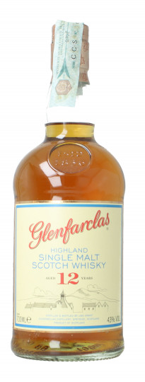 Glenfarclas Speyside Scotch Whisky 12 year old 70cl 43% OB-