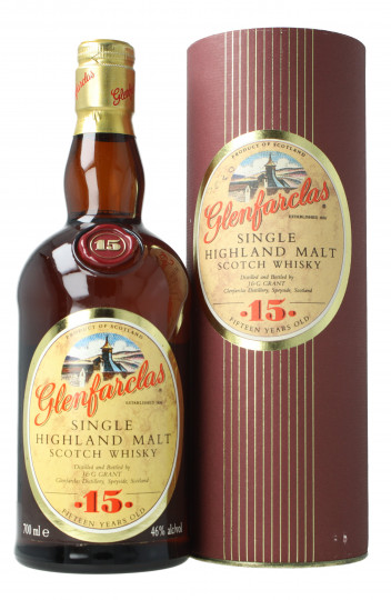 Glenfarclas Speyside  Scotch Whisky 15 year old Bot.Late 90's early 2000 70cl 46%