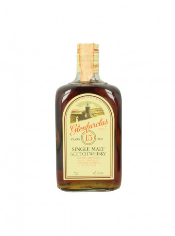Glenfarclas Speyside  Scotch Whisky 15yo Bot.80's 46% OB  - Frattina Imp.