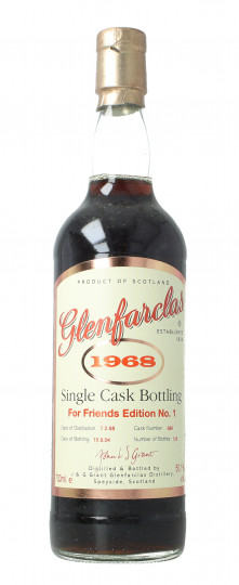 Glenfarclas Speyside  Scotch Whisky 1968 2004 70cl 50.1% OB- For friends edition