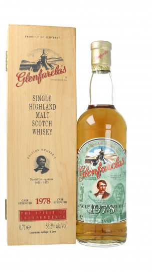 Glenfarclas Speyside  Scotch Whisky 1978 70cl 53.3% OB- David Livington