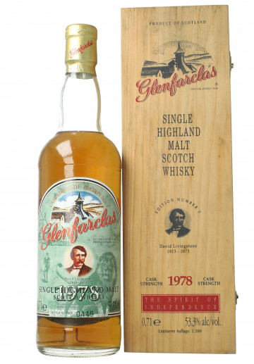 Glenfarclas Speyside  Scotch Whisky 1978 70cl 53.3% OB- David Livington