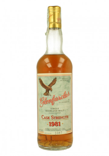 Glenfarclas Speyside  Scotch Whisky 1981 53.4% OB - Cask Strength