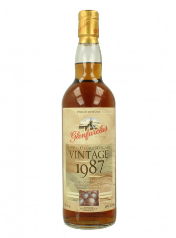 Glenfarclas Speyside  Scotch Whisky 1987 700ml 46% OB - French Import