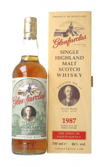Glenfarclas Speyside  Scotch Whisky 1987 70cl 46% OB- David Hume
