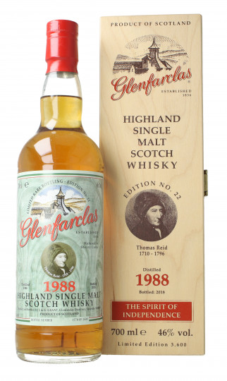 Glenfarclas Speyside  Scotch Whisky 1988 70cl 46% OB- Thomas Reid