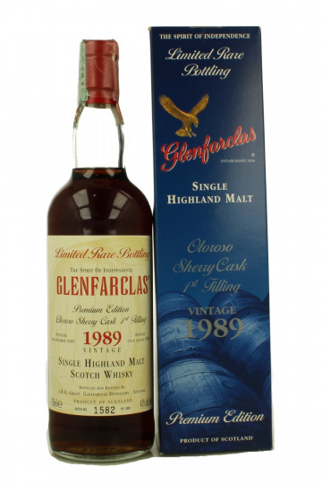 Glenfarclas Speyside Scotch Whisky 1989 2003 75cl 43% OB-  Oloroso Sherry cask