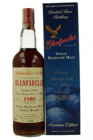 Glenfarclas Speyside Scotch Whisky 1989 2003 75cl 43% OB-  Oloroso Sherry cask