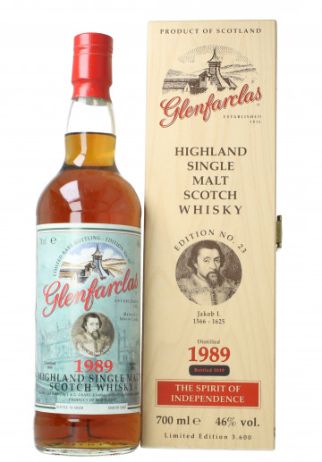 Glenfarclas Speyside Scotch Whisky 1989 70cl 46% OB- edition 23 Jakob