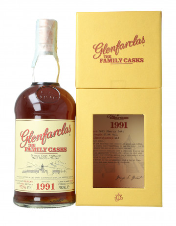 Glenfarclas Speyside  Scotch Whisky 1991 2007 70cl 57.9% Ob-Family Cask 1st release