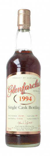 Glenfarclas Speyside  Scotch Whisky 1994 2003 70cl 53.3% OB- Single cask 839