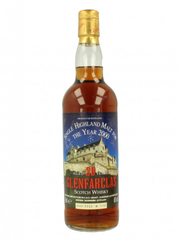 Glenfarclas Speyside  Scotch Whisky 20 year old 70cl 43% OB  - for the Year 2000