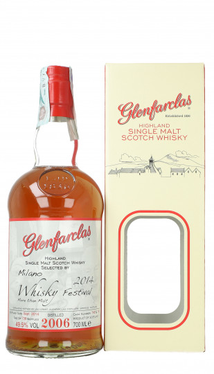 Glenfarclas Speyside  Scotch Whisky 2006 2014 70cl 49.5% OB- Milano Whisky festival