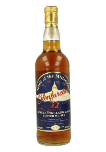Glenfarclas Speyside  Scotch Whisky 22yo Bot.2000 70cl 43% OB - Spirit of the Millennium