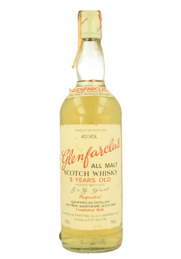 Glenfarclas Speyside  Scotch Whisky 5yo Bot.80's 75cl 40% OB - Frattina Imp.